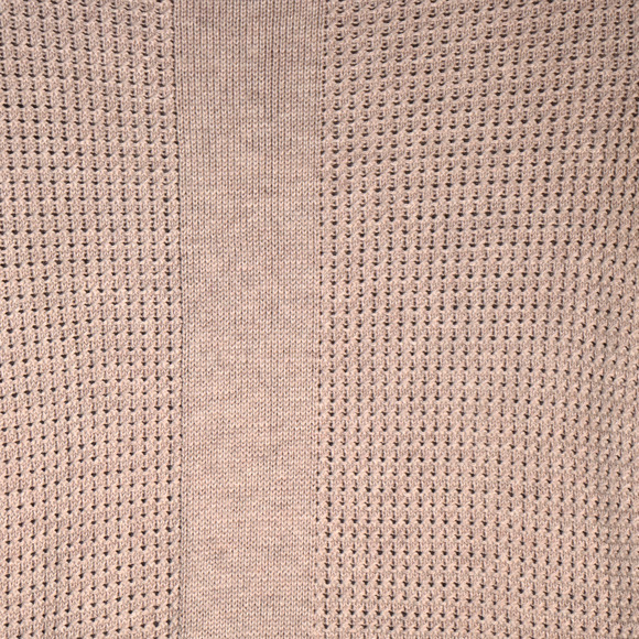 Dakini Tunic Sweater Womens Small Oatmeal Zipper Detail Sides Thermal Type Knit - Picture 6 of 8